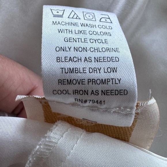 Vintage 90s LA Intimates Belle White Strappy Lace Lingerie Slip Dress Size Small - Picture 6 of 9